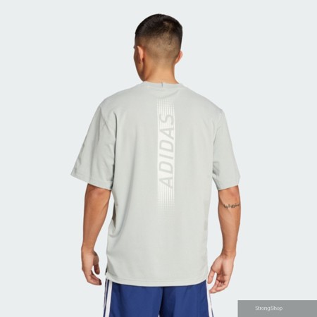 Adidas Gym+ Sea Tee JC5259 男 T恤 運動上衣 休閒短袖 灰綠 亞版