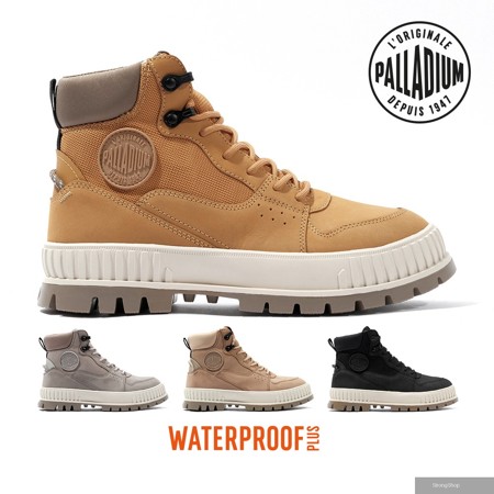 PALLASHOCK WPN ZIP厚底巧克力橘標防水靴/防水鞋/休閒鞋-男鞋/女鞋-四色任選
