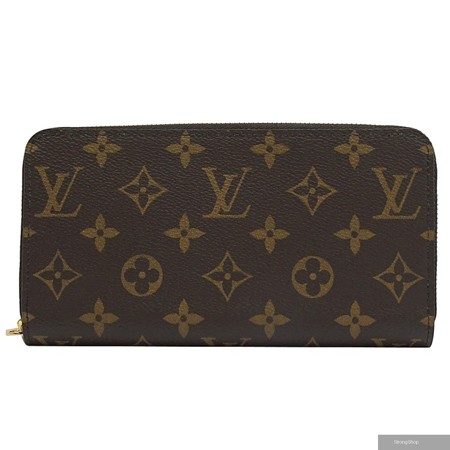 Louis Vuitton LV M42616 M60017 ZIPPY 新版經典花紋拉鍊長夾