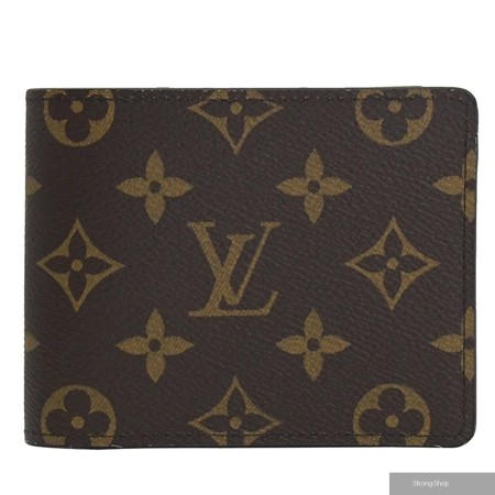 Louis Vuitton LV Monagram經典花紋折疊短夾 現貨