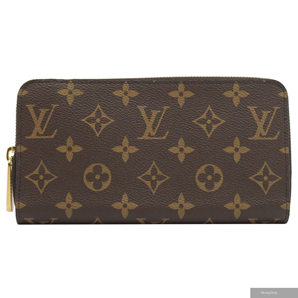 Louis Vuitton LV ZIPPY 新版經典花紋拉鍊長夾.紫紅 現貨