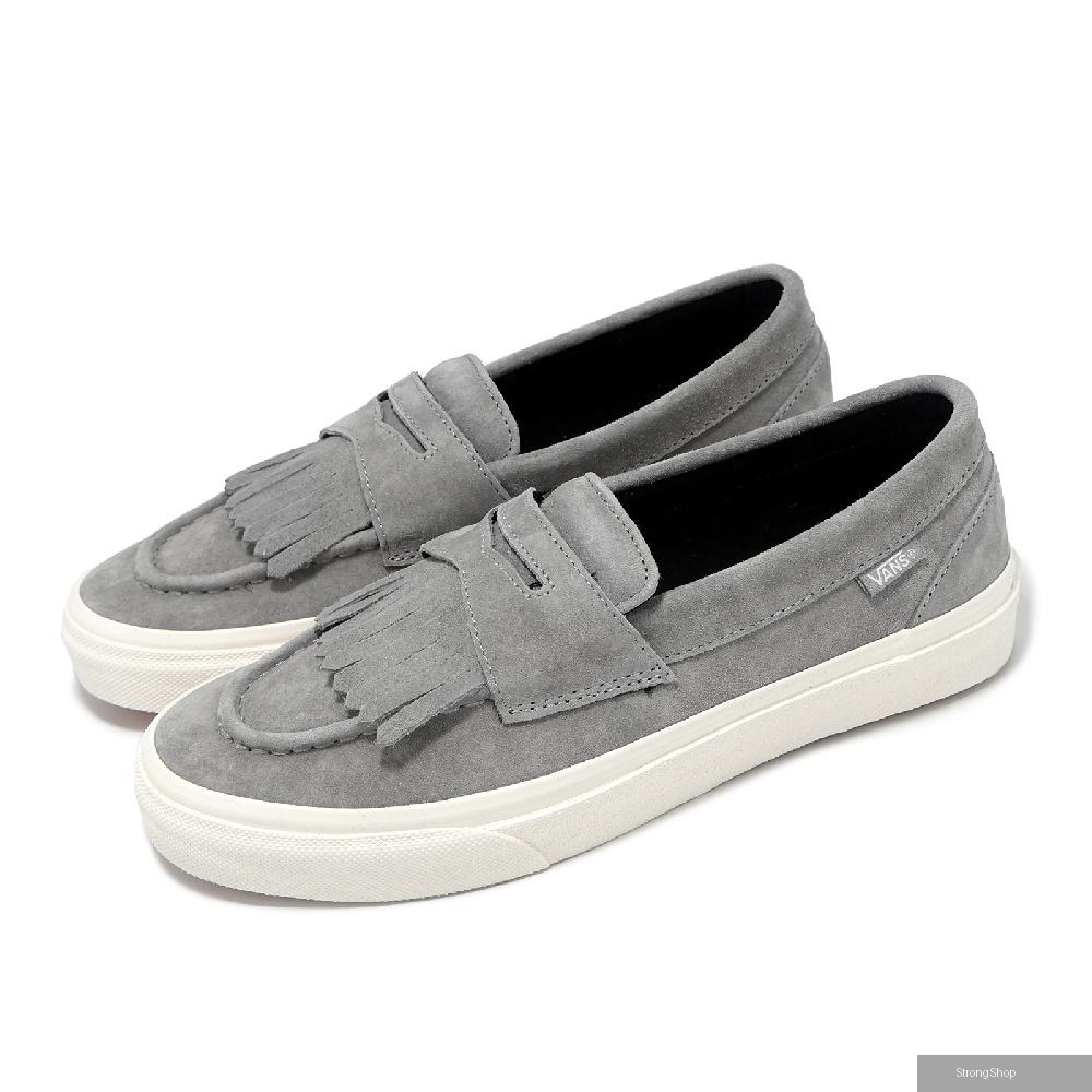 樂福鞋 V196CF Loafer 男鞋 女鞋 灰 白 日系 麂皮 日本線 可拆式流蘇 休閒鞋 6322840006