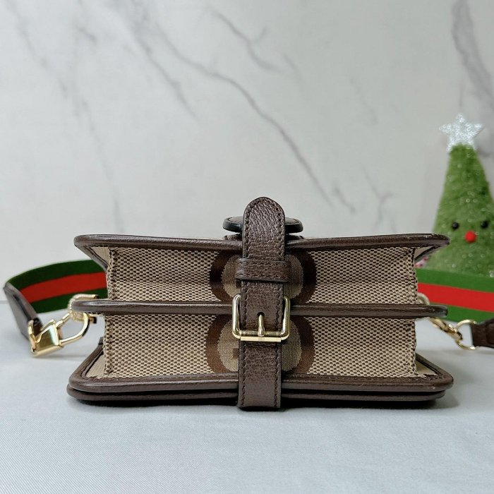 緻美全新二手精品 GUCCI Jumbo GG老花風琴包