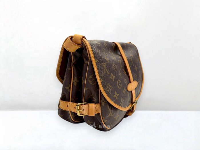 遠麗精品 132 S5528 LV包包 原花Saumur MM馬鞍包M40710 (板橋府中店)