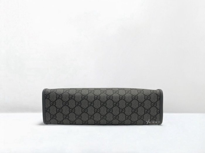 遠麗精品 132 S5179 Gucci包包 Ophidia GG 灰色塗層手拿包598234 (板橋府中店)
